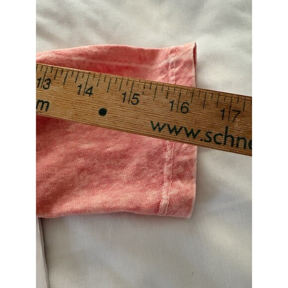 Jess & Jane Daisy Tunic Top Size L Orange Floral Asymmetrical Pockets Lagenlook - Picture 9 of 12